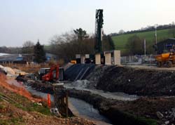 East Looe river diversion