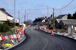 Old A38 looking east to five lanes