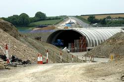 A390 railway bridge from the old A390