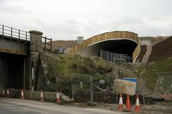 Railway bridge and tunnel