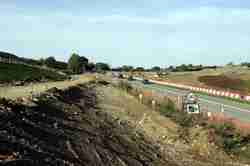 Looking West along the line of the Moorswater Distributor road