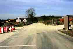 Original route of the A38 lying disused