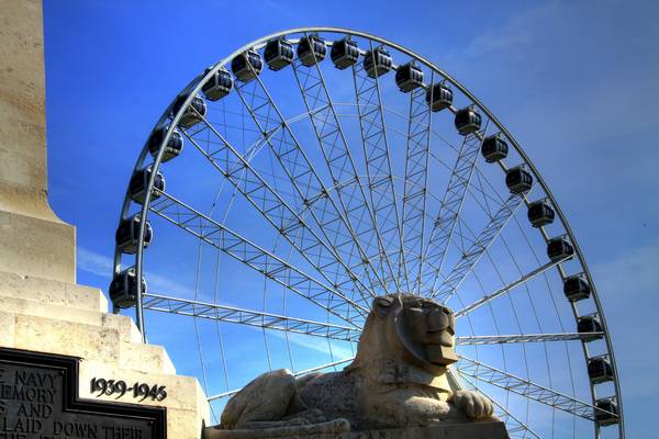 20th April 2011 - Giant observation wheel - Plymouth Hoe