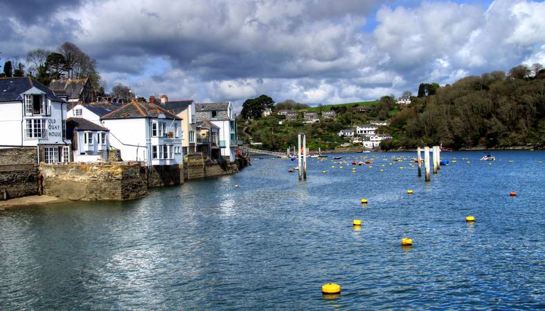Western Morning View - Yellow mooring buoys at Fowey all ready for visiting yachts - © Ian Foster / fozimage