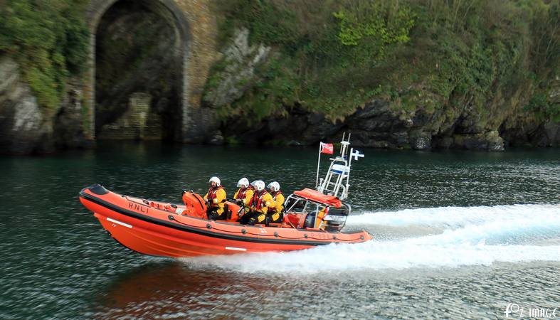 12 April 2017 - Looe RNLI Atlantic 85 B-894 Sheila and Dennis Tongue II © Ian Foster / fozimage