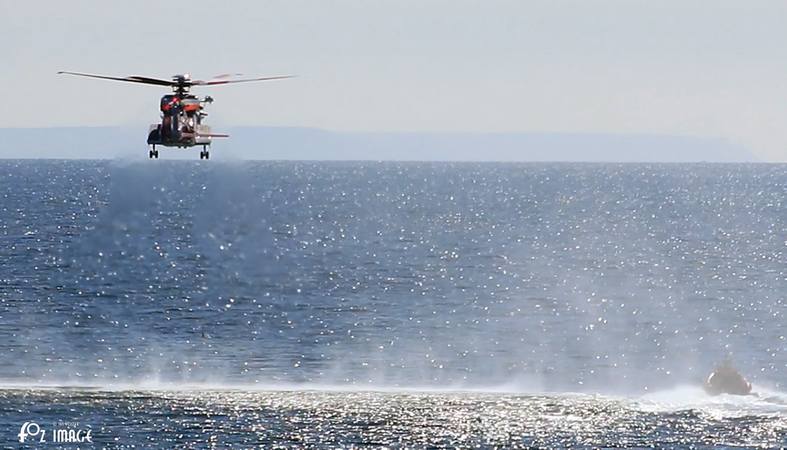 Looe RNLI training with Rescue 924