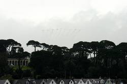 Red Arrows over Fowey