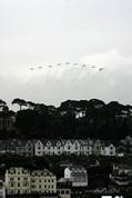 Red Arrows over Fowey