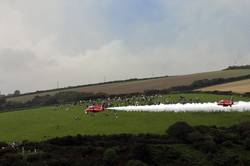 Red Arrows over Fowey