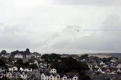 Red Arrows over Fowey