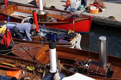 Steam boats at Dartmouth