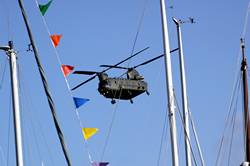 Chinook HC2 over Dartmouth