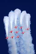 Red Arrows over Dartmouth