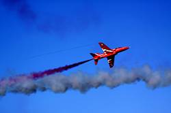 Red Arrows over Dartmouth