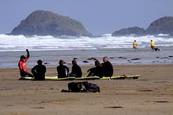 Perranporth - surfing lessons