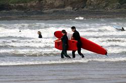 Surfers - Saunton Sands