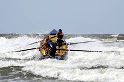 Surf rowing - Saunton Sands