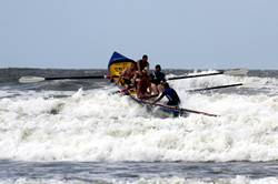 Surf rowing - Saunton Sands