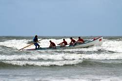 Surf rowing - Saunton Sands