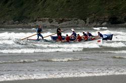 Surf rowing - Saunton Sands