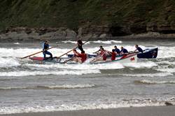 Surf rowing - Saunton Sands