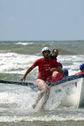 Surf rowing - Saunton Sands