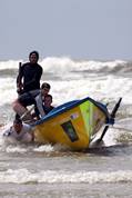 Surf rowing - Saunton Sands