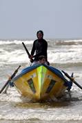 Surf rowing - Saunton Sands