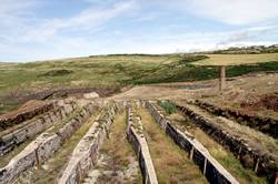 Settlement tanks and tin dressing floors