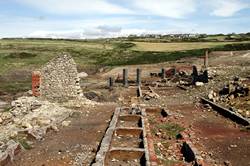 Settlement tanks and tin dressing floors