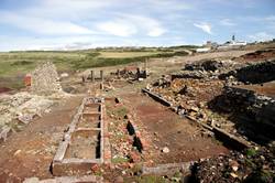 Settlement tanks and tin dressing floors