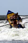 Surf rowing - Saunton Sands
