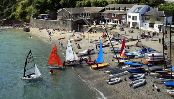 Western Morning View - Colourful sails at Cawsand bay - © Ian Foster / fozimage