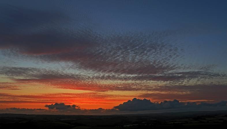 Sunset over S E Cornwall - © Ian Foster / fozimage 6th August 2014 - Sunset over S E Cornwall - © Ian Foster / fozimage