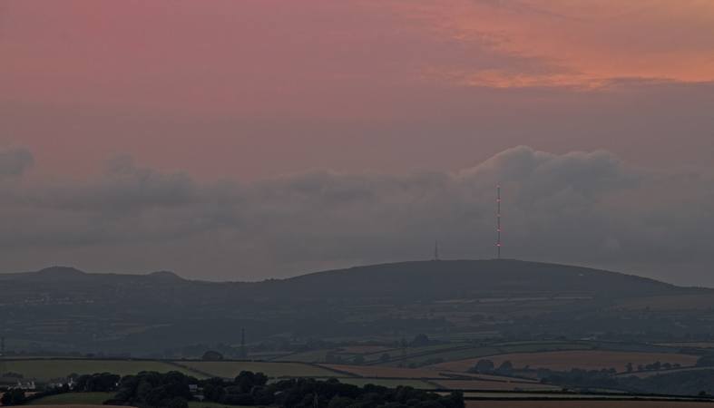 Sunset over Caradon Hill - © Ian Foster / fozimage 6th August 2014 - Sunset over Caradon Hill - © Ian Foster / fozimage
