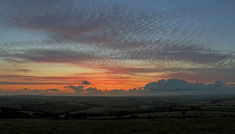 Sunset over S E Cornwall - © Ian Foster / fozimage 6th August 2014 - Sunset over S E Cornwall - © Ian Foster / fozimage