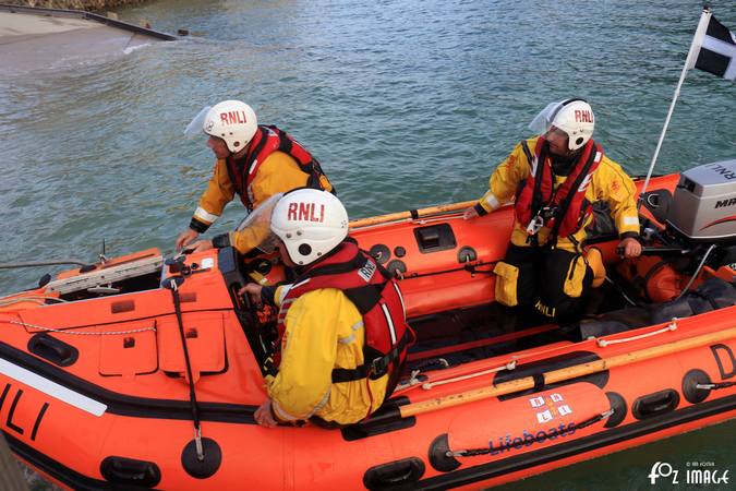 22 August 2017 - Shout #4 Looe RNLI D Class Ollie Naismith recovery © Ian Foster / fozimage