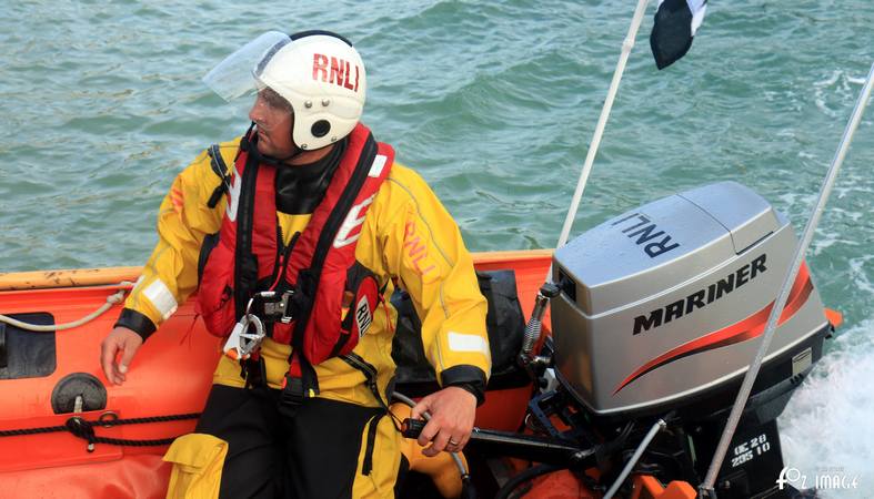 22 August 2017 - Shout #4 Looe RNLI D Class Ollie Naismith recovery © Ian Foster / fozimage