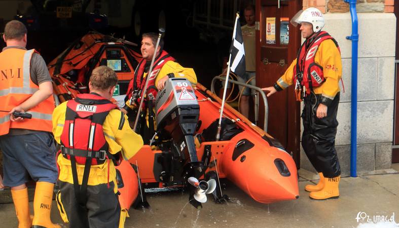 22 August 2017 - Shout #4 Looe RNLI D Class Ollie Naismith recovery © Ian Foster / fozimage