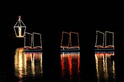 Christmas lights at Mousehole