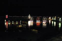 Christmas lights at Mousehole