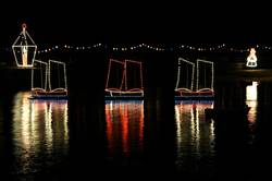 Christmas lights at Mousehole