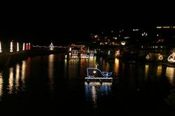 Christmas lights at Mousehole