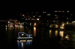 Christmas lights at Mousehole