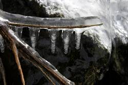 Ice formations - Devonport Leat - Raddick Hill