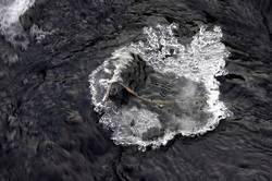 Ice formations - Devonport Leat - Raddick Hill