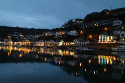 Looe river at dusk