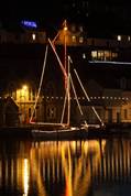 Christmas lights - Looe River