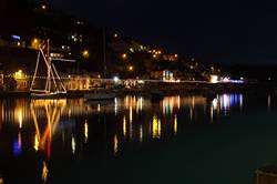 Christmas lights - Looe River