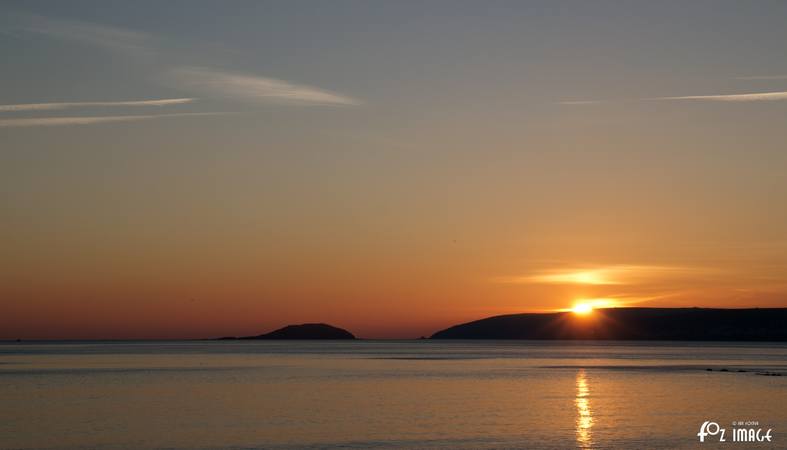 Sunset over Looe Island - © Ian Foster / fozimage 8th February 2015 - Sunset over Looe Island - © Ian Foster / fozimage